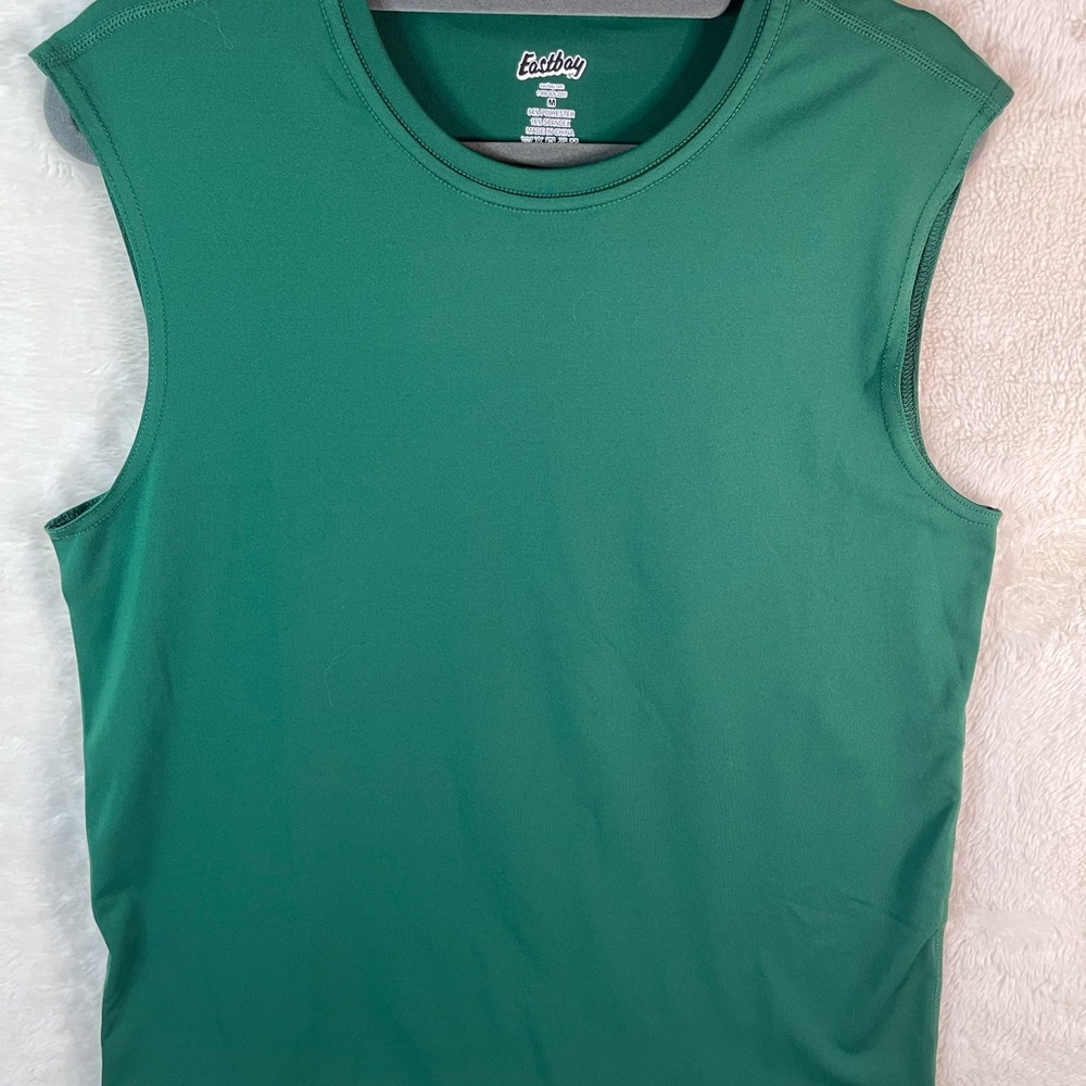 Eastbay Sleeveless Green Athletic Shirt – Lightweight Performance